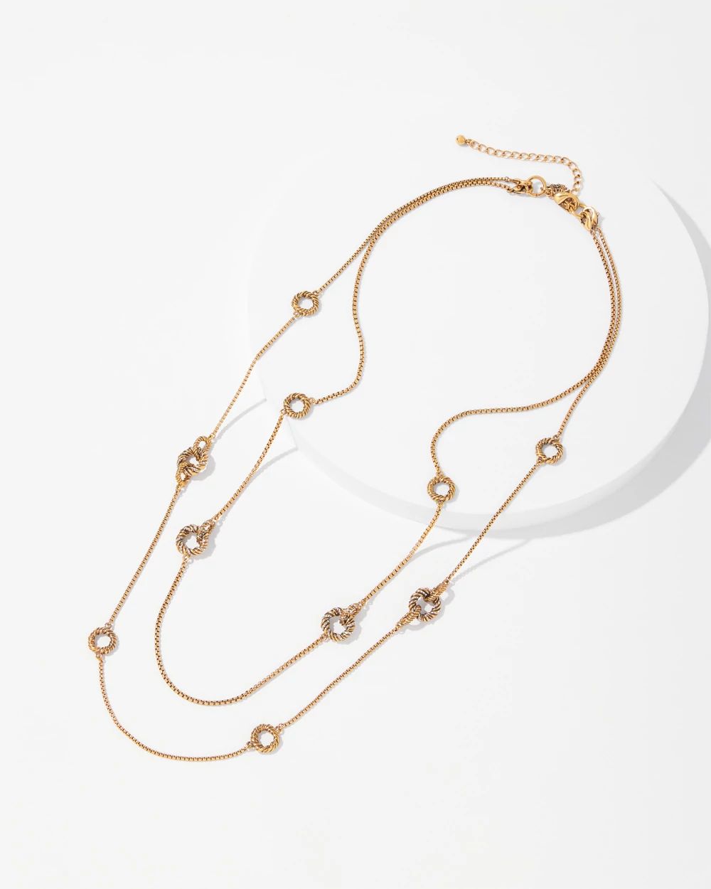 Layered Twisted Necklace