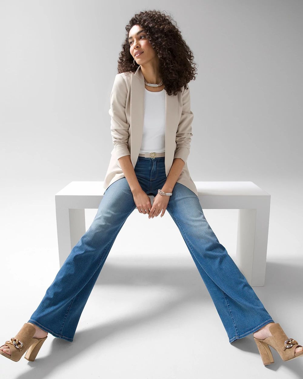 High-Rise Everyday Soft Denim™ Wide Leg Jeans