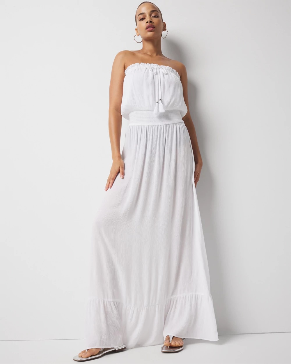 Strapless Maxi Coverup - image 2