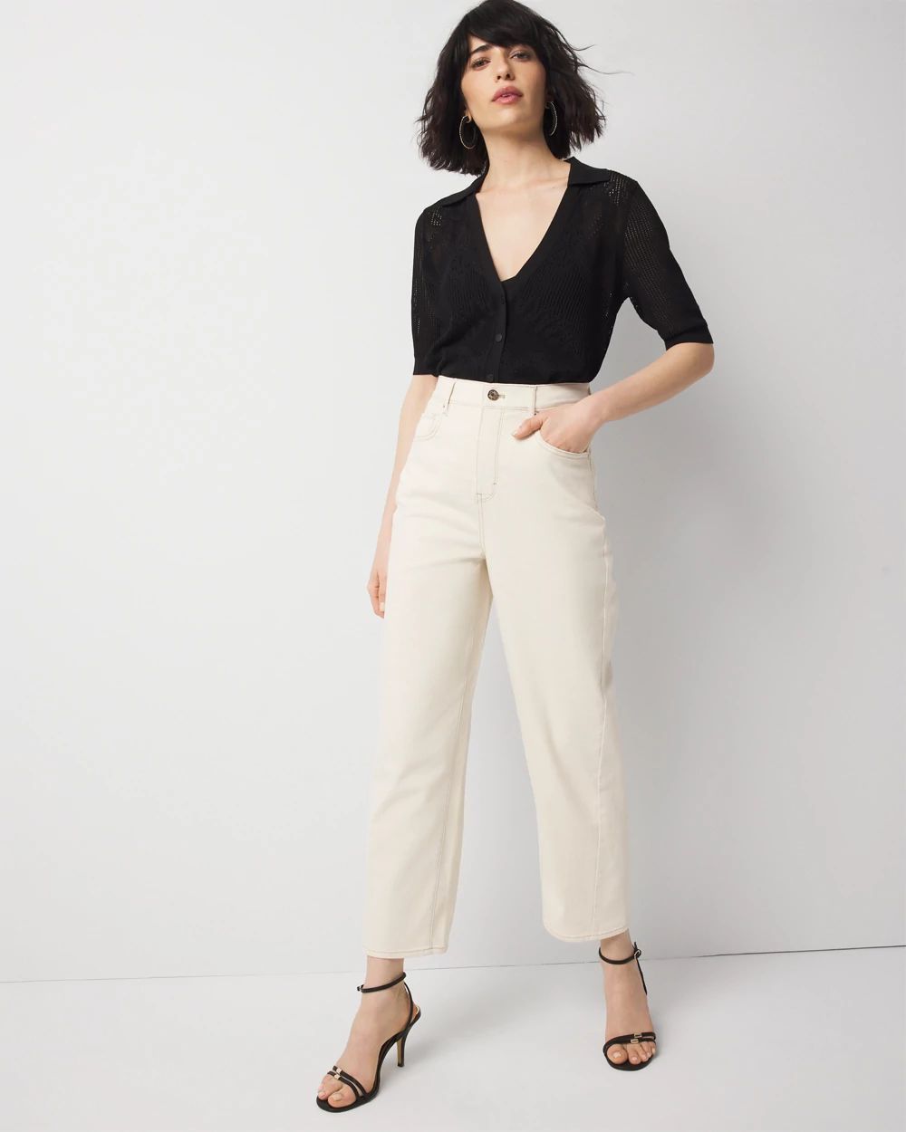 Extra High-Rise Barrel Jean
