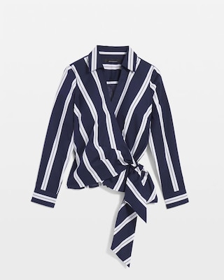 Surplice Poplin Shirt click to view larger image.