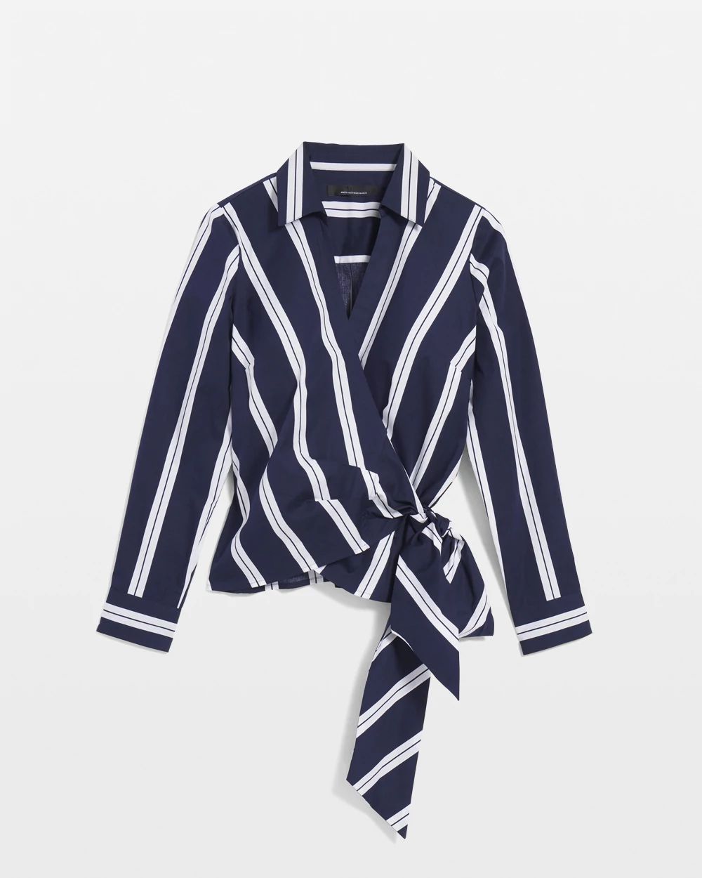 Surplice Poplin Shirt