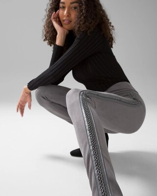 Vegan Suede WHBM® Runway Legging