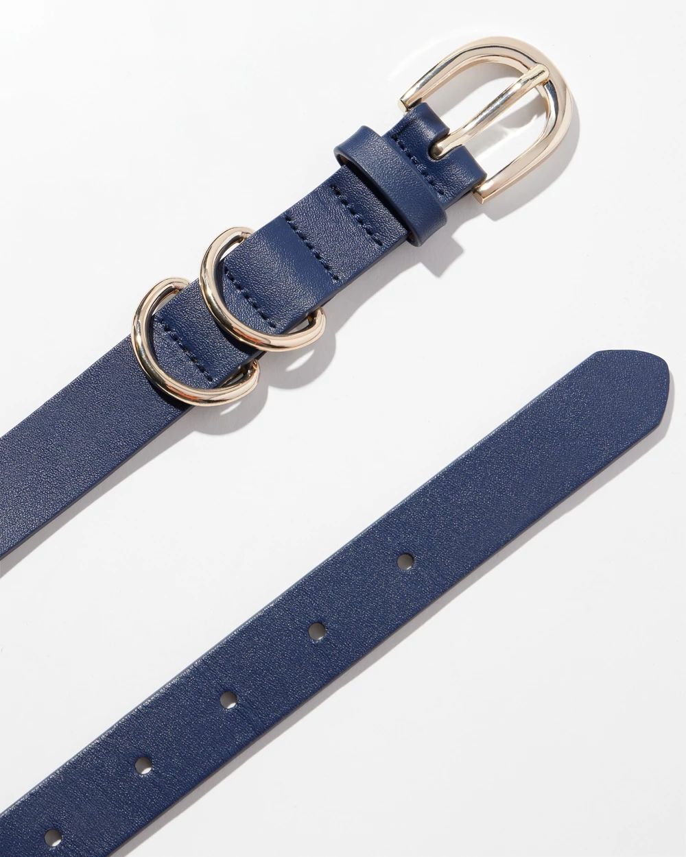Round Buckle Pant Belt