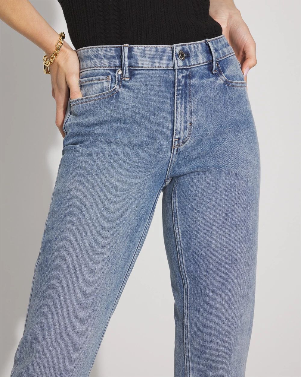 Petite Mid-Rise Slim Jean
