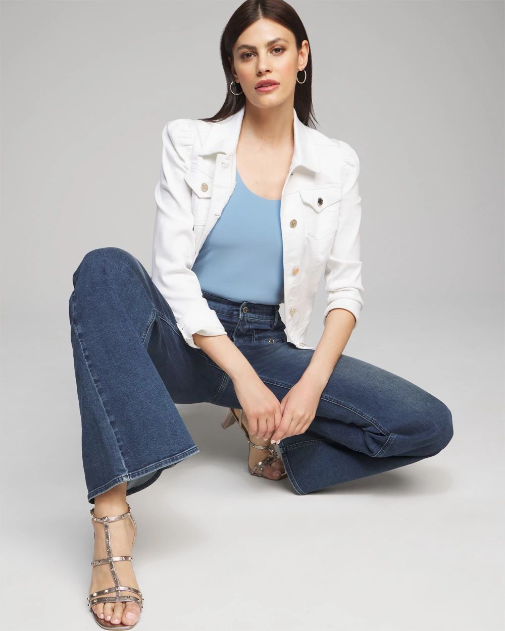 Outlet WHBM Cap Sleeve Top