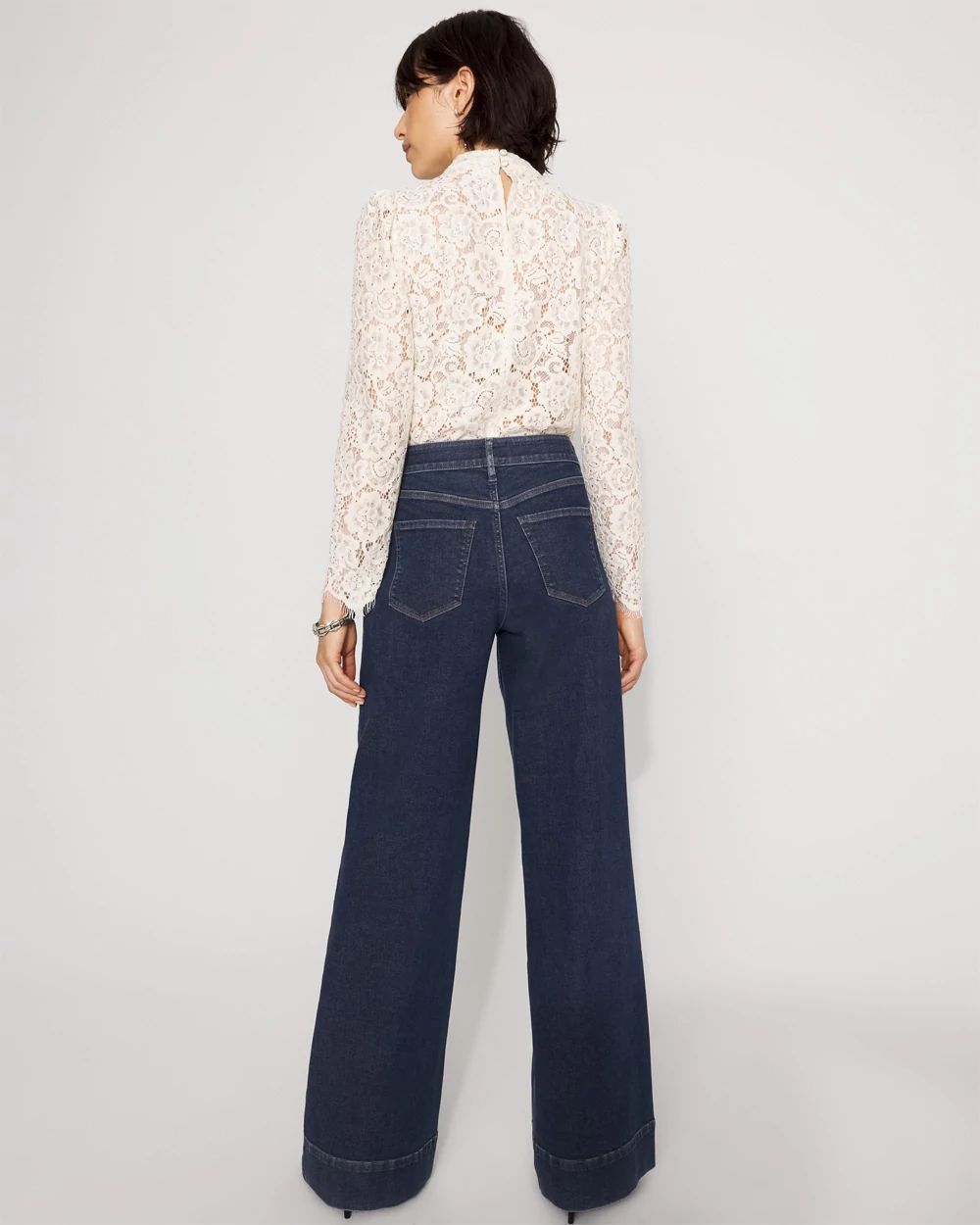 Petite Extra High-Rise Wide-Leg Trouser Jean
