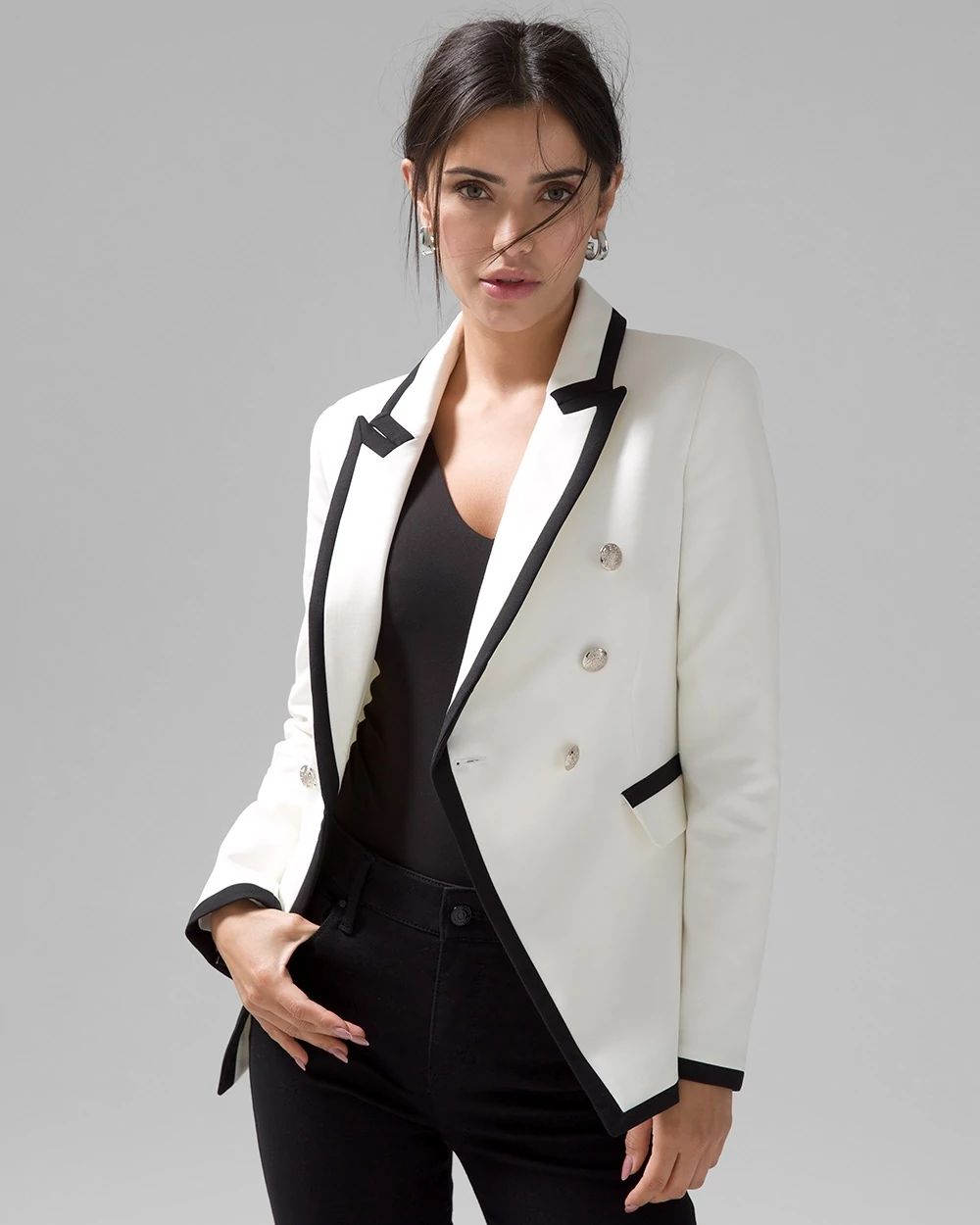 White house black market white blazer cheap