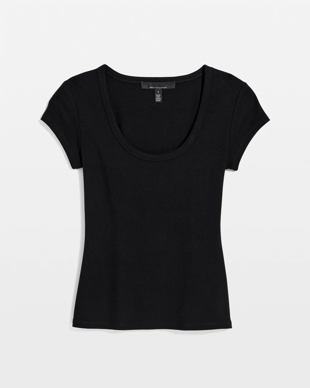 WHBM FORME™ Ribbed Scoop Neck Tee