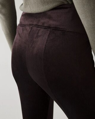 Velvet Corduroy WHBM Runway Leggings