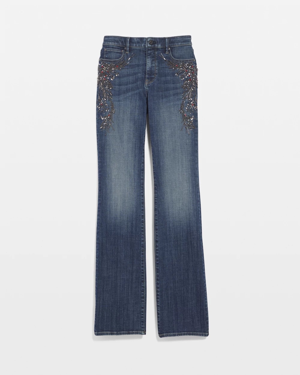 High-Rise Everyday Soft Denim™ Embroidered Bootcut Jeans