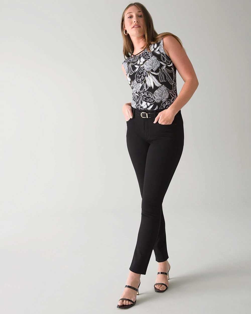 High Rise Sculpt Black Slim Jeans White House Black Market