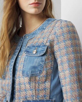 Denim + Tweed Jacket click to view larger image.