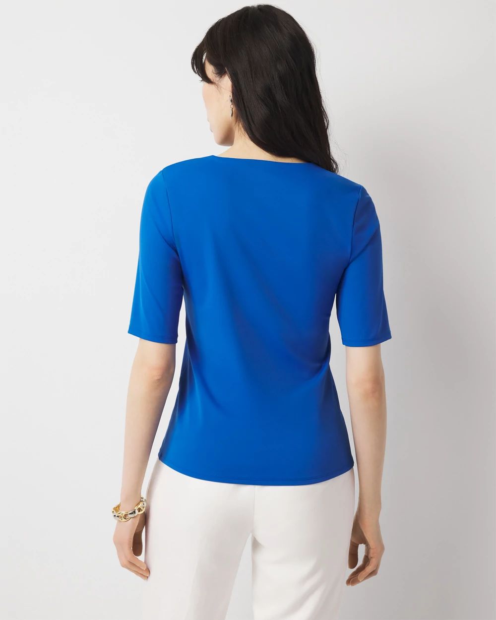 WHBMFORME™ All Ways Stretch Elbow-Sleeve Tee