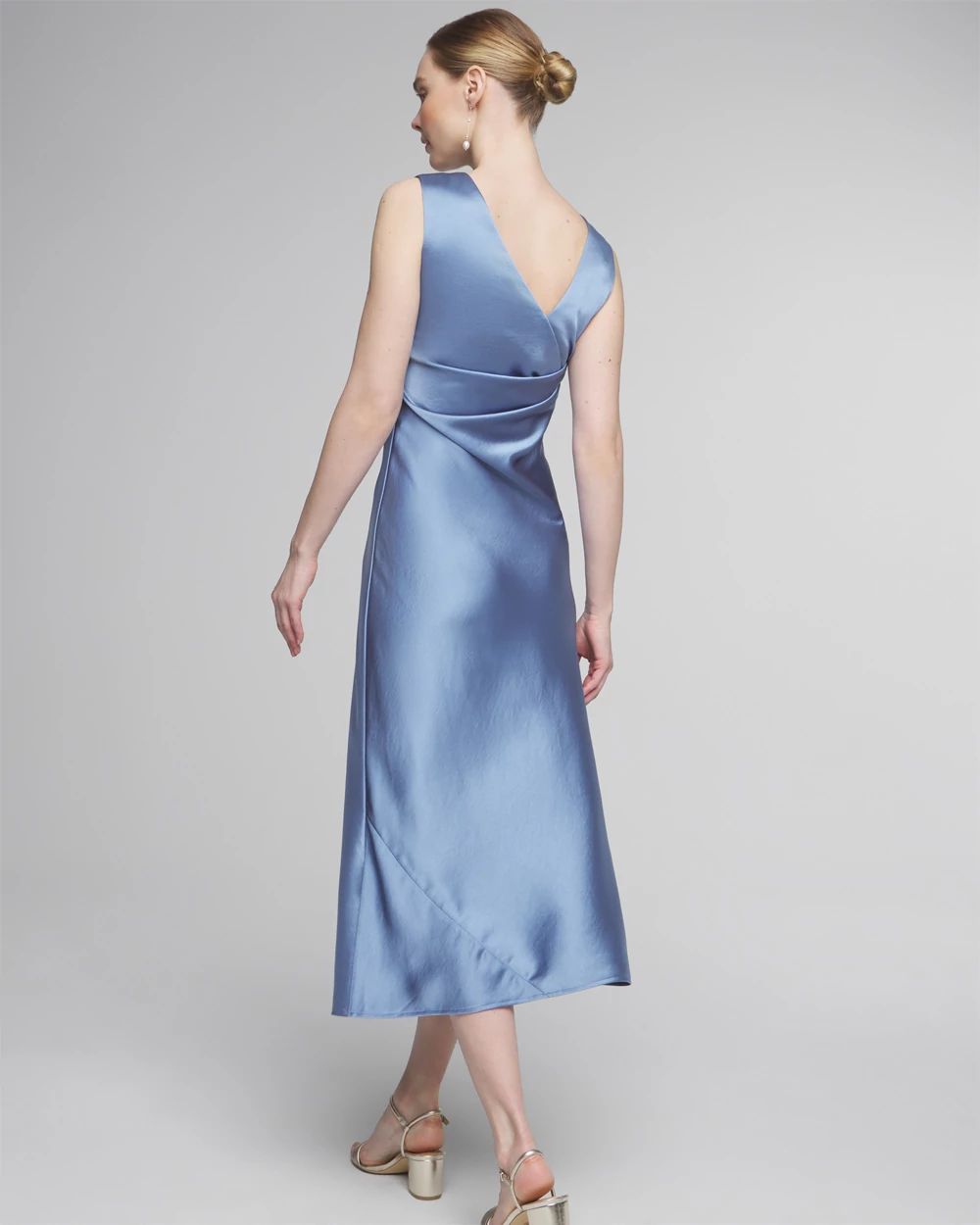 Sleeveless Satin Slip Dress