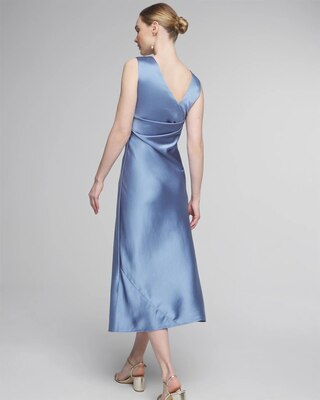 Sleeveless Satin Slip Dress