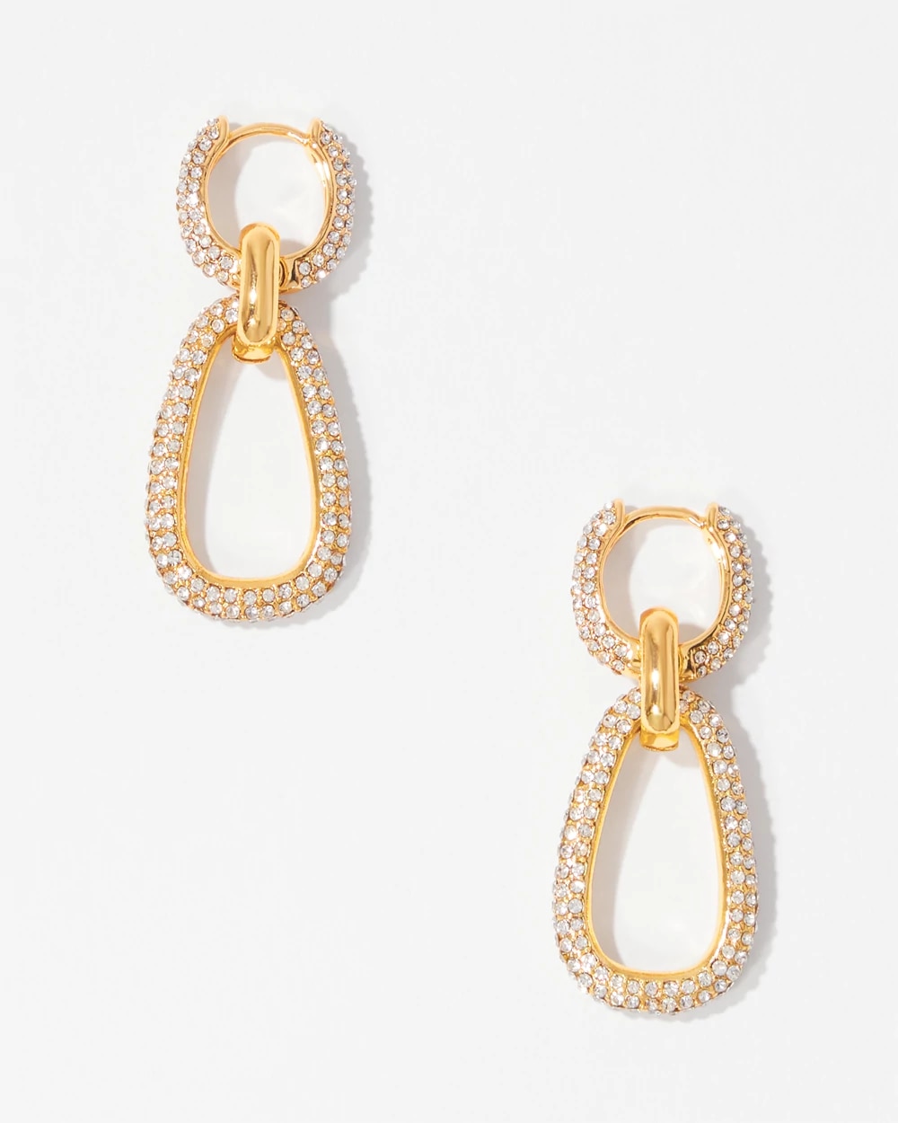 Convertible Crystal Drop Earrings