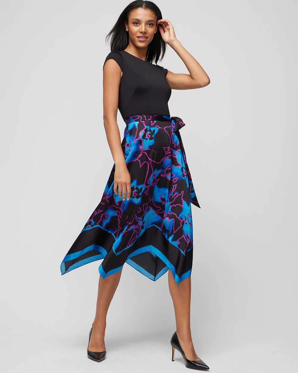 White house black deals market satin skirt