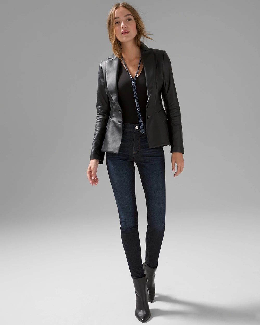 High-Rise Sculpt Skinny Ankle Jeans