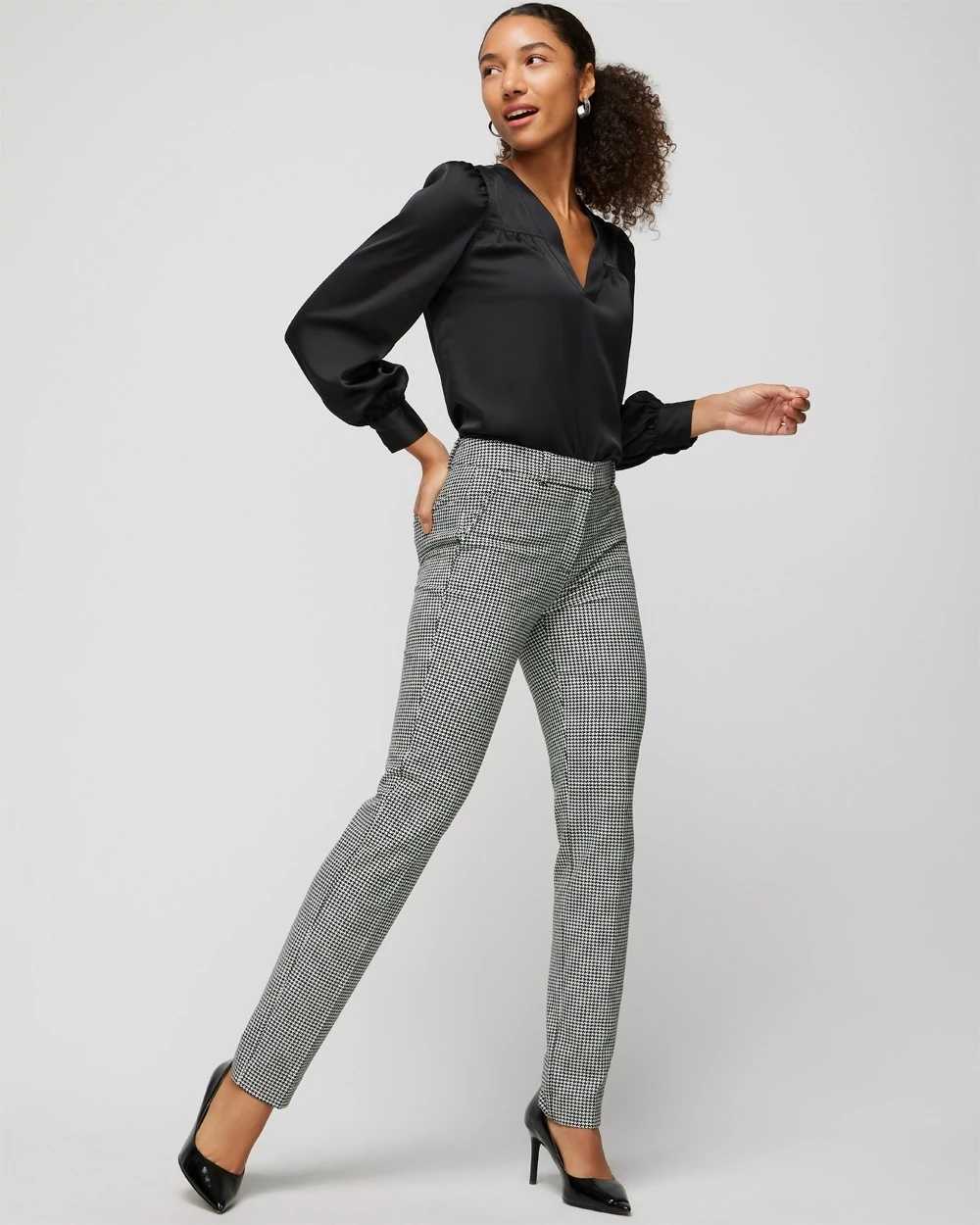 WHBM® Petite Elle Slim Ankle Pant click to view larger image.