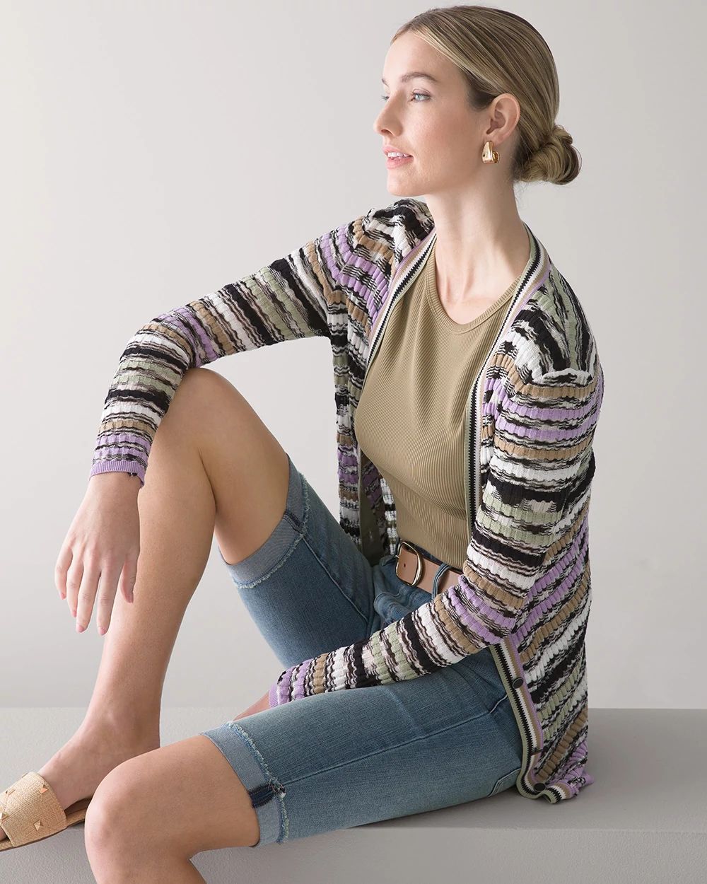 High-Rise Everyday Soft Denim™ Bermuda Shorts