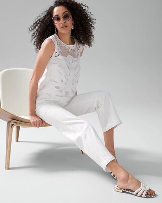 High Rise Wide Leg Crop Jeans