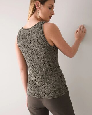 Sleeveless Stitchy Tank