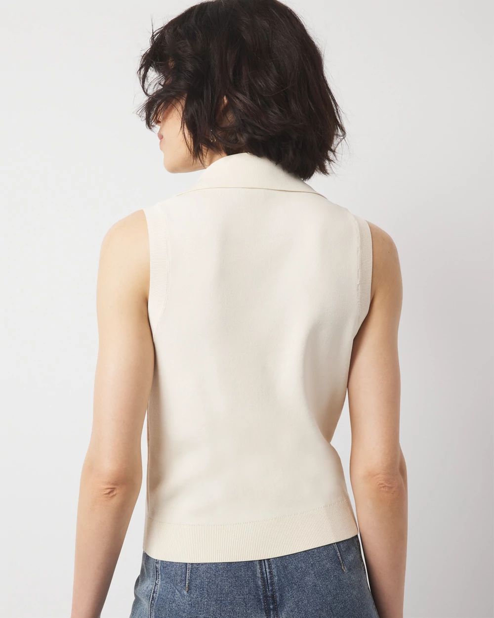 Toggle Button Sweater Vest