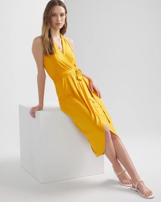Halter Wrap Dress