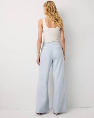 Crosshatch Flat-Front Wide Leg Pant click to view larger image.