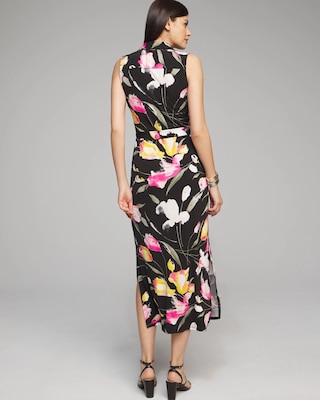 Outlet WHBM Sleeveless Utility Midi Dress click to view larger image.