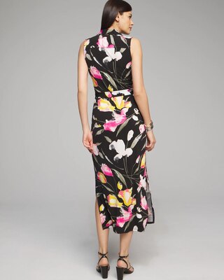 Outlet WHBM Sleeveless Utility Midi Dress