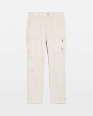 Mid-Rise Pret-A-Pedi Straight Cropped Pants click to view larger image.