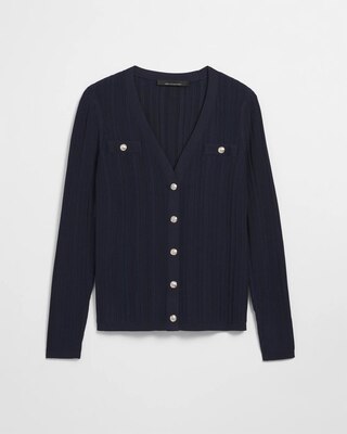 Long Sleeve Snap Front Cardigan