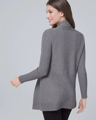 Ribbed Cover-Up Sweater