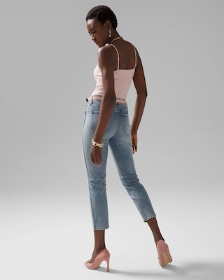 High-Rise Sculpt Straight Jeans