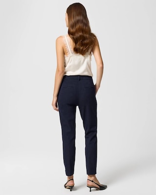 Denim-Look Elle Slim Ankle Pant click to view larger image.
