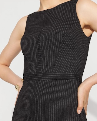 Pinstripe Sheath Dress click to view larger image.