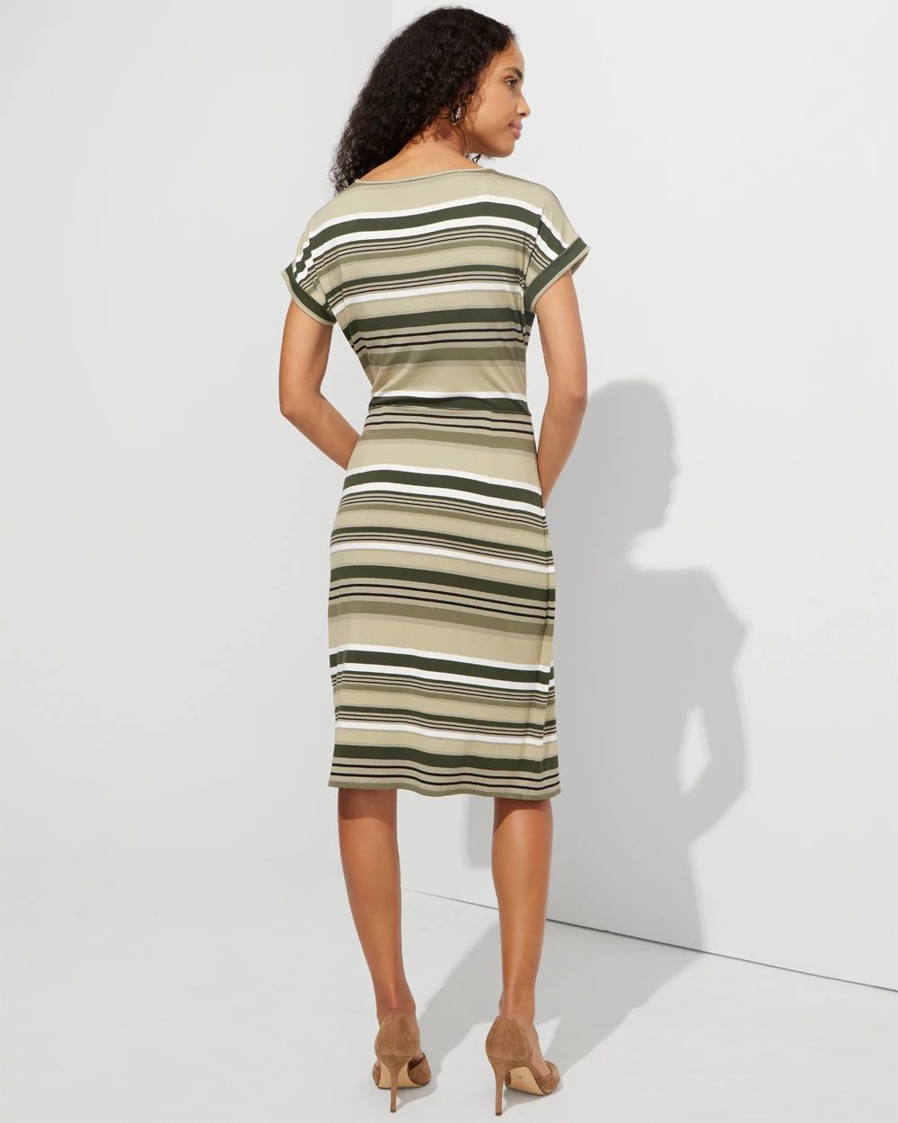 Outlet WHBM Short Sleeve Wrap Dress