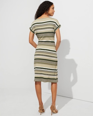 Outlet WHBM Short Sleeve Wrap Dress click to view larger image.