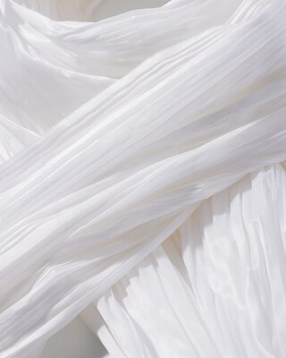 Pleated Sheen Wrap