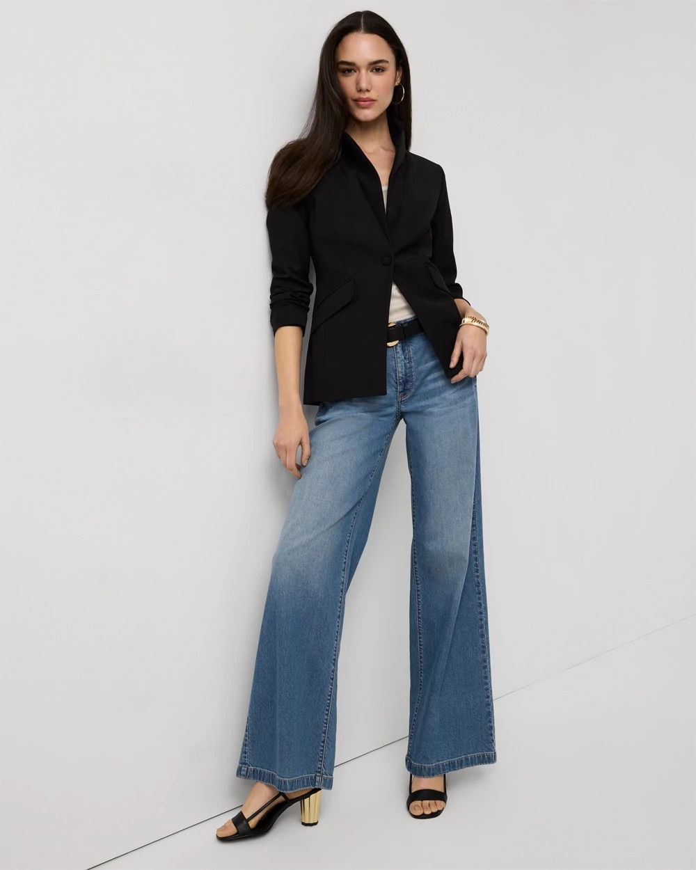WHBM One-Button Blazer - image 4