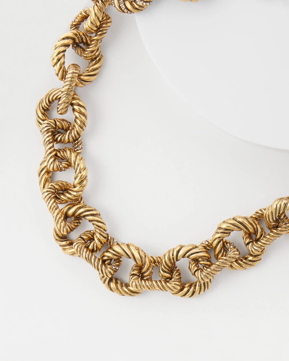 Twisted Link Necklace - image 4