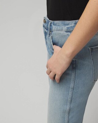 High-Rise Straight Jeans click to view larger image.