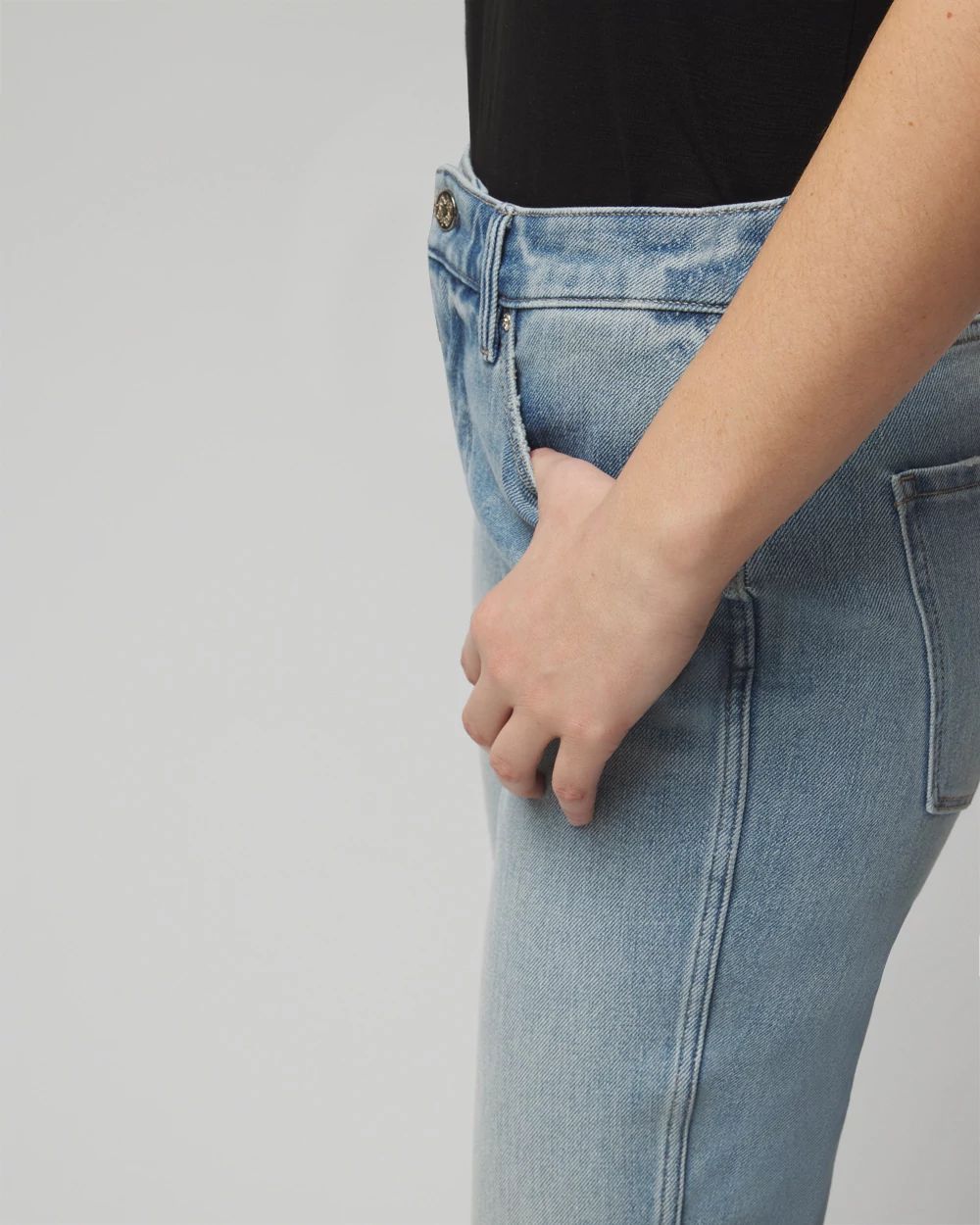 Curvy High-Rise Straight Jeans