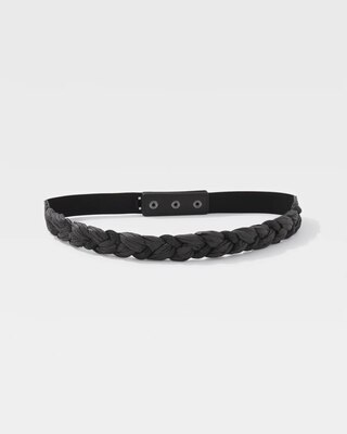Braided Raffia Stretch Belt click to view larger image.