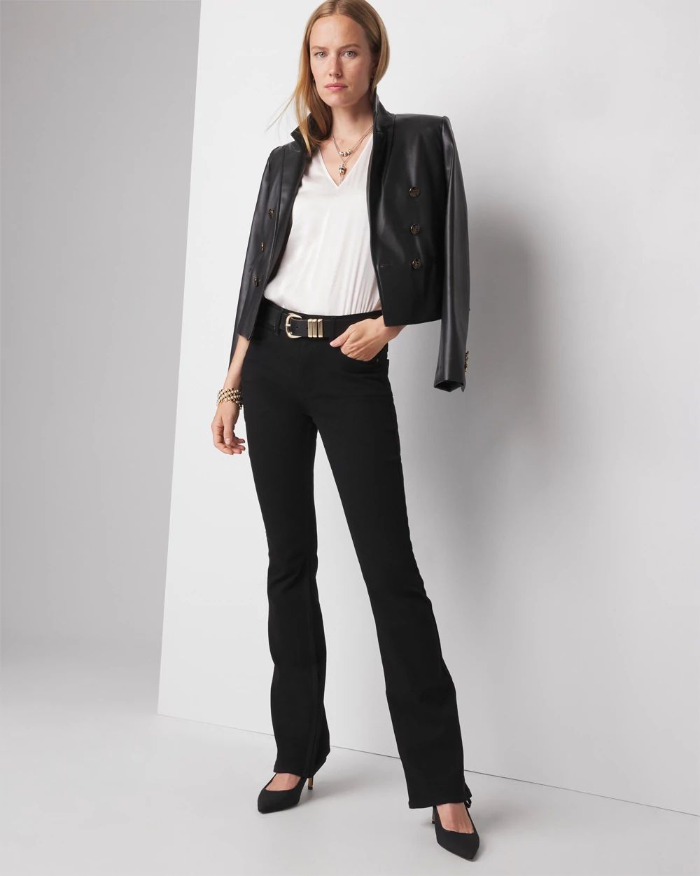Petite Ruched Shoulder Shell Top