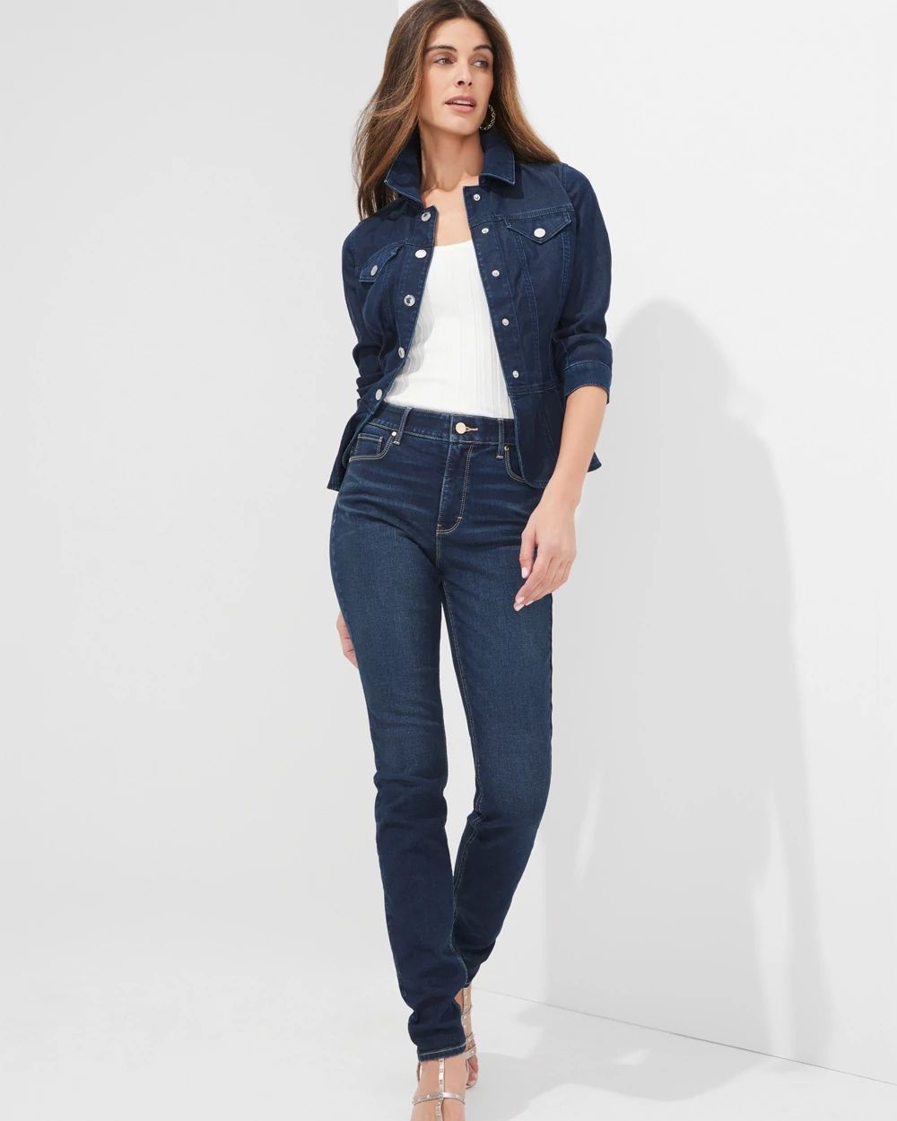 Outlet WHBM High Rise Skinny Jeans