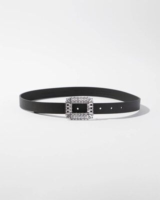 Crystal Buckle Pant Belt