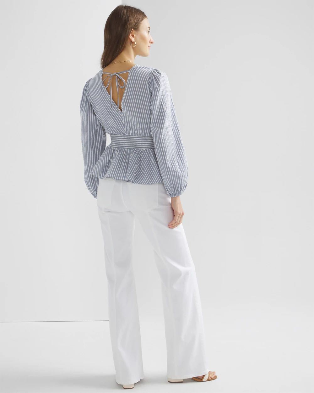 Cinched Blouson Top